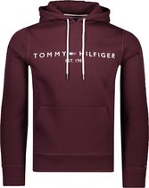 Tommy Hilfiger Sweater Rood Rood Normaal - Maat S - Heren - Herfst/Winter Collectie - Katoen;Polyester