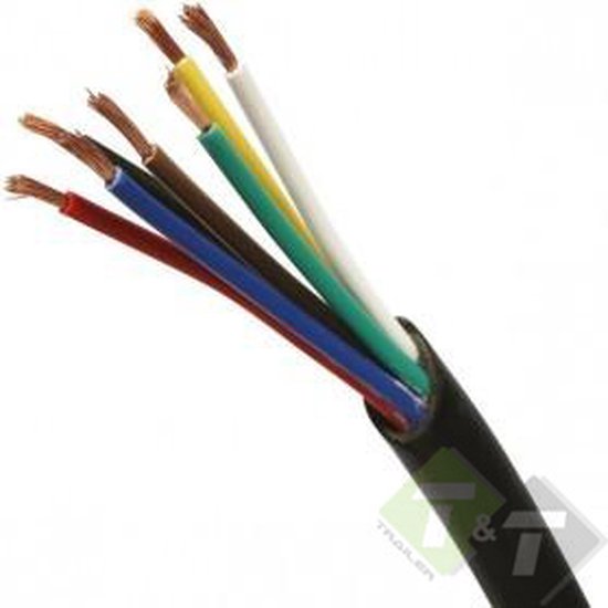 Kabel 7 aderig per meter x 0,75 | AanhangerShop.nl - Kabels Kabel 7 aderig per meter x 0,75 | AanhangerShop.nl - Kabels