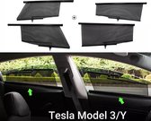 Tesla Model 3 en Y Zonneschermen Raamschermen 100% op maat 4-delig Auto Interieur Accessoires