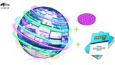 Flynova Pro Blauw + UNPOP IT + POP IT - Fidget Toy Boomerang Spinner - Magic Flying Ball - Fidget Zintuiglijke speelgoed voor kinderen - Mini Drone bal met LED