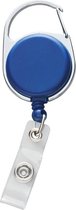 Rollerclip - Jojo - trekkoord - ovaal, blauw per 1 stuks.