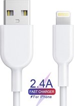iPhone oplader kabel - 2M - geschikt voor Apple iPhone 6,7,8,X,XS,XR,11,12,Mini,Pro Max - iPhone kabel - iPhone oplaadkabel - iPhone snoertje - iPhone lader