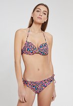 Shiwi luca push up top leopard spot luca push up bikini top - azalea pink - 36