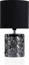Pauleen Crystal Glow Tafellamp - E14 - 20W - Zwart/Grijs