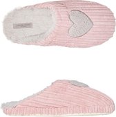 Pantoffels dames pink hart | Slippers extra zacht