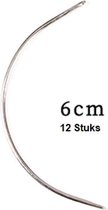 Weave Needle/Weft Naalden 12 Stuks (6cm) | C-Naalden Hair Weave