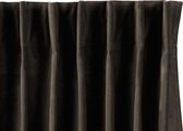Lifa-Living - gordijn - fluweel - verduisterend - wasbaar - donker taupe - 150 x 250 cm