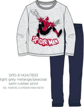 Spiderman pyjama - grijs - blauw - maat 104 / 4 jaar