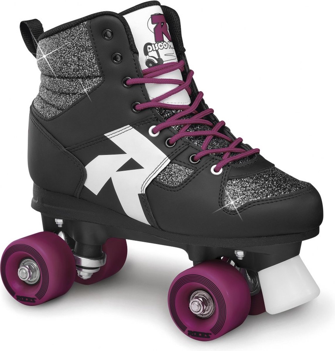 ROCES ace Rolschaatsen Kinderen en volwassenen Zwart