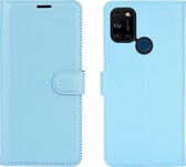 Wiko View 5 Plus Hoesje - Mobigear - Classic Serie - Kunstlederen Bookcase - Blauw - Hoesje Geschikt Voor Wiko View 5 Plus