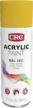 CRC Acryl spuitlak - Lak - Sneldrogend - Kras en UV bestendig - Koolzaadgeel - RAL 1021