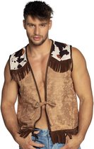 Kostuum - Vest - Cowboy - Bruin - M