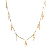 ROYAL JUL - GOLD LIGHTNING NECKLACE - KETTING - DAMES - MEIDEN