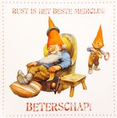 Kaart - Rien Poortvliet - Beterschap - Rust is het beste medicijn