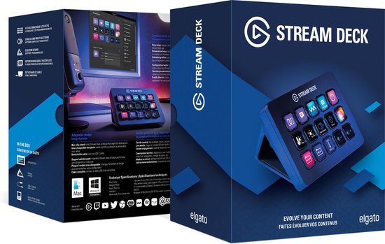 Elgato Stream Deck MK.2 - 15 LCD-toetsen - Zwart - Stream