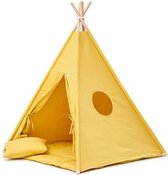 Tipi Tent / Speeltent Kinderkamer Okergeel Wigiwama - Speeltent voor Kinderen - Kindertent - Indianentent - Wigwam 100x100x120cm