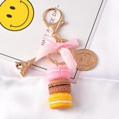 - Schattige - Sleutelhanger - Keychain -  Macarons - Eifeltoren - Parijs -
