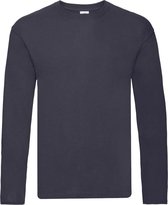 Fruit of the Loom Heren R T-Shirt met lange mouwen (Deep Navy)