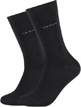 Camano Ca-Soft Sokken unisex 2 PACK 39-42 Zwart naadloos zonder knellende elastiek