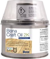 Craft oil - Bona - 2K Neutral light - 0,4 L - Eenlaagssysteem - Kan afgelakt worden - High solid - Na 8 uur beloopbaar