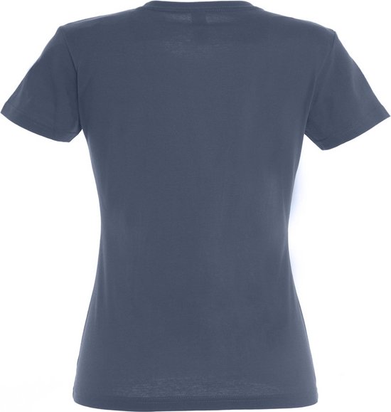 SOL'S Maglietta Da Donna Imperial Heavy – Cotone Pesante, Girocollo, Cuciture Laterali, Maniche Rinforzate