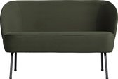 BePureHome Vogue 2-zits Bankje - Fluweel - Onyx - 68x110x65