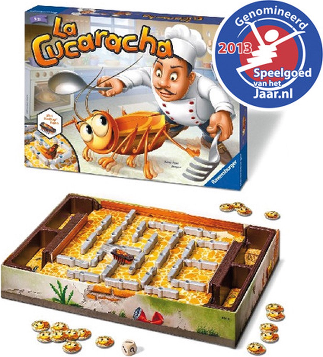 Jeu Ravensburger La Cafard Loop 3D - Avec HexBug Nano - Jeu Éducatif Enfant