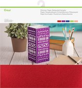 Cricut - Shimmer Paper, Bedazzled Sampler - 30.5x30.5cm