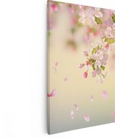 Artaza - Peinture Sur Toile - Fleur De Pommier - Fleurs - 40x60 - Photo Sur Toile - Impression Sur Toile