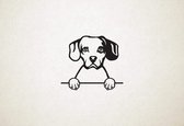 Cav-A-Jack - hond met pootjes - XS - 18x20cm - Zwart - wanddecoratie