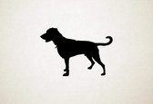 Doberdor - Silhouette hond - S - 38x56cm - Zwart - wanddecoratie