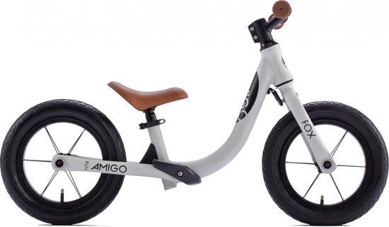 Meedeer 12 Inch Leeftijden 2 7 Loopfiets Jongens & Meisjes Speelgoed Flash Opblaasbare Wielen 360 Graden Flexibele Stuur Autostang Wit 781164741
