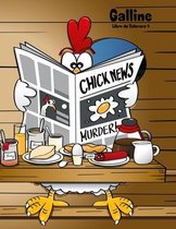 Galline Libro da Colorare 4