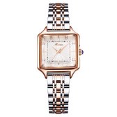 Longbo - Meibin - Dames Horloge - Rosé/Zilver/Wit - 27mm (Productvideo)
