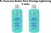 Pr. Francoise Bedon Paris Prestige Lightening Unifying Lotion 500ml 2 stuks