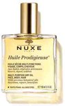 Nuxe Huile Prodigieuse multi-purpose dry oil in een glazen fles met gouden dop. 100 ml.