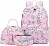 Unicorn - 3set - School rugzak - meisjes - 21L