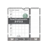 Hobbit - Familieplanner memo rechts - Bladeren - 2023 - Voor 5 personen - Spiraalgebonden - Week per pagina - 30x30cm