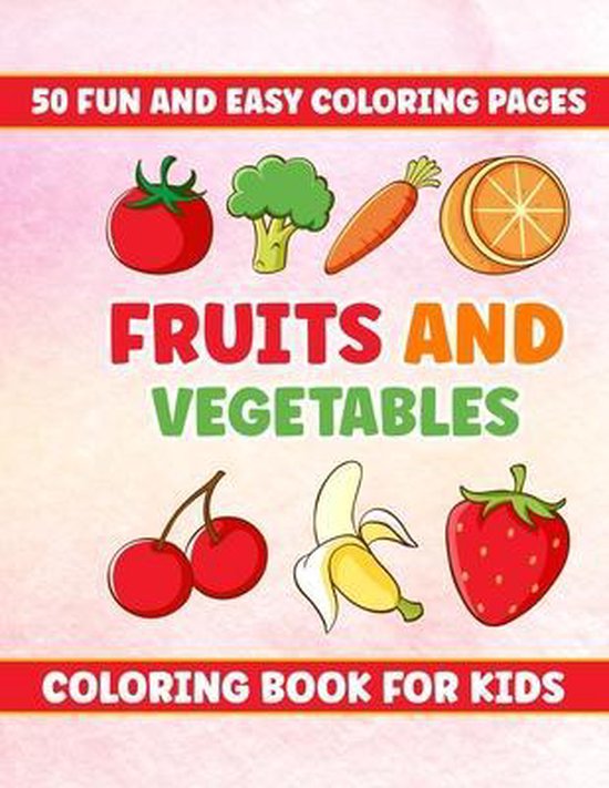 Fruits And Vegetable Coloring Book For Kids, Rk Creation ...