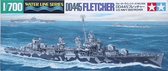 1:700 Tamiya 31902 US DD445 Fletcher - U.S. Navy Destroyer Plastic Modelbouwpakket