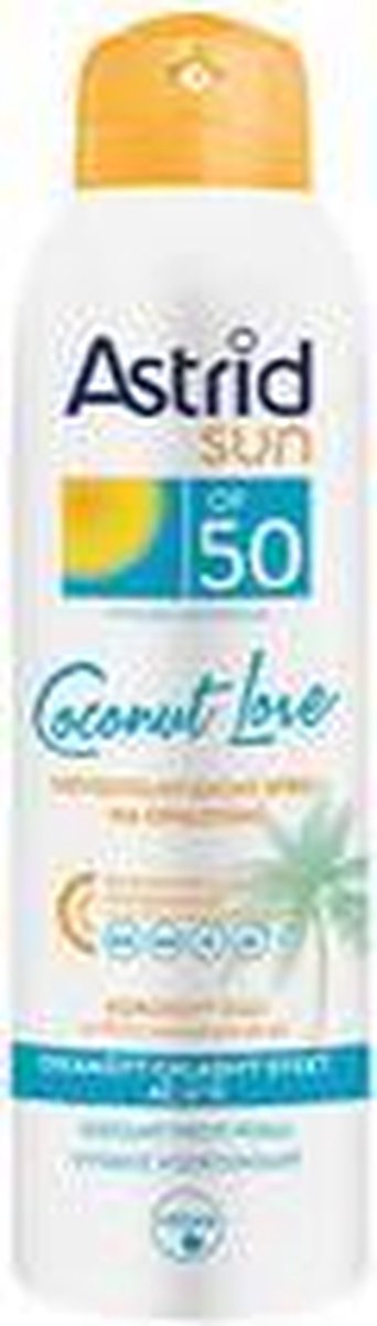 Coconut Love Spray Of 50 - Invisible Dry Sun Spray 150ml