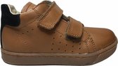 Falcotto velcro effen lederen sneakers adam cognac zwart mt 24