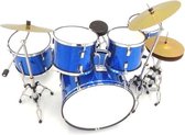Miniatuur Blauw drumstel