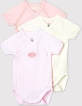 Petit Bateau 3 Pack Baby Meisjes Rompertje - Maat 44