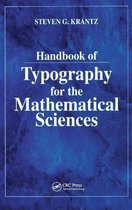 Handbook of Typography for the Mathematical Sciences