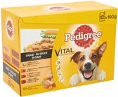 Bol.com Pedigree Adult Honden Natvoer - Vlees & Gevogelte in Saus - 48 x 100 gram aanbieding