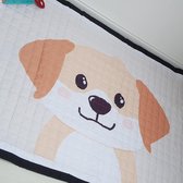 Speelkleed puppy hondje 195 x 145 - LiefBoefje - Speelmat - Groot Speelkleed - Speelkleed baby - Speeltapijt - vloerkleed baby - Babymat XL - 100+ Liefboefje speelkleed designs