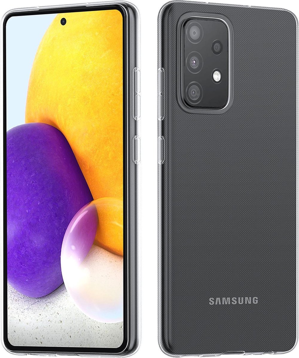 Transparant hoesje voor Samsung Galaxy A72 - Back Cover - TPU- 8719273317976