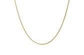 Silventi 9NBSAM-G210119 Gouden Ketting - Slang - 50 cm - 1,1 mm Dik - 14 Karaat - Goud