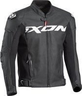 IXON Sparrow lederen motorjas - heren - zwart en wit